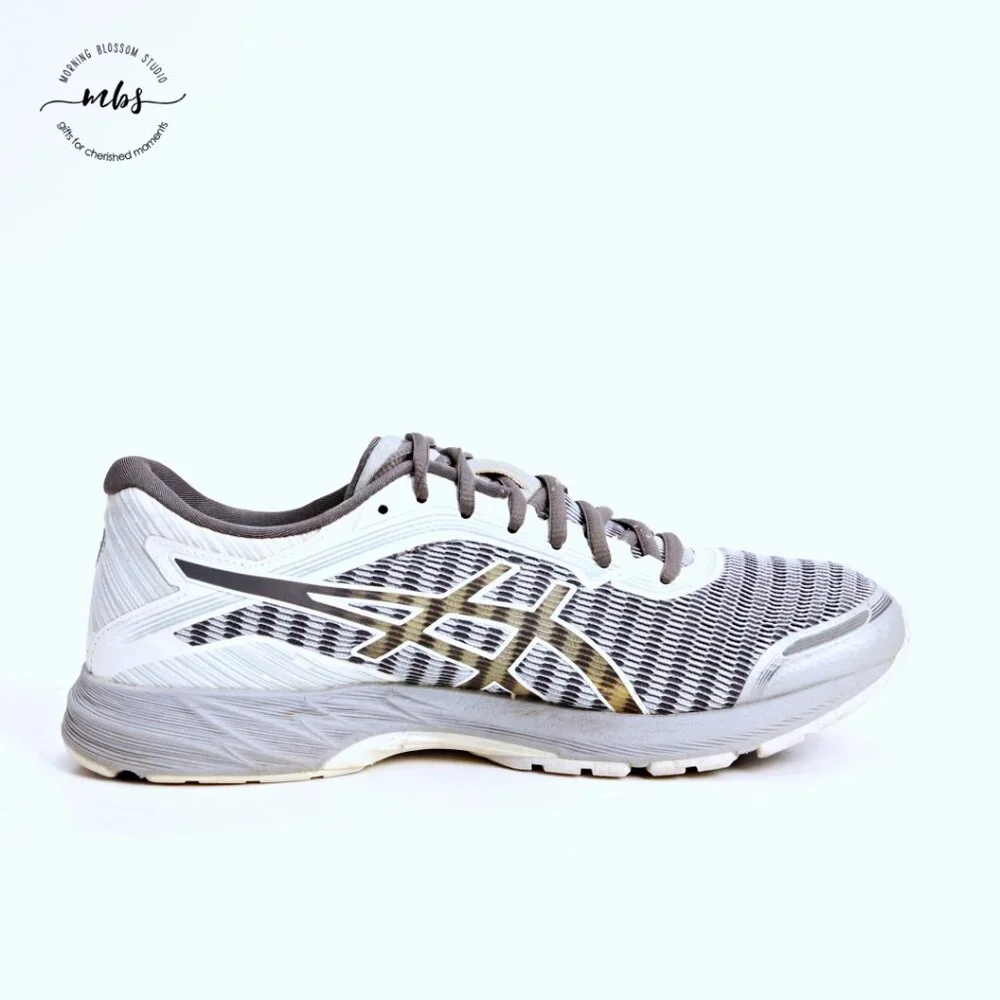 Asics DynaFlyte Running Shoes Blue Gray Men‎ 8